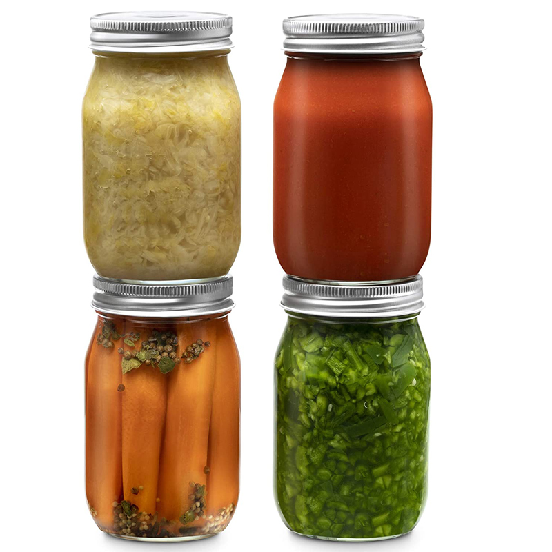 Meal Prep Jar Salad - Regular Mouth Mason Jars and Lids