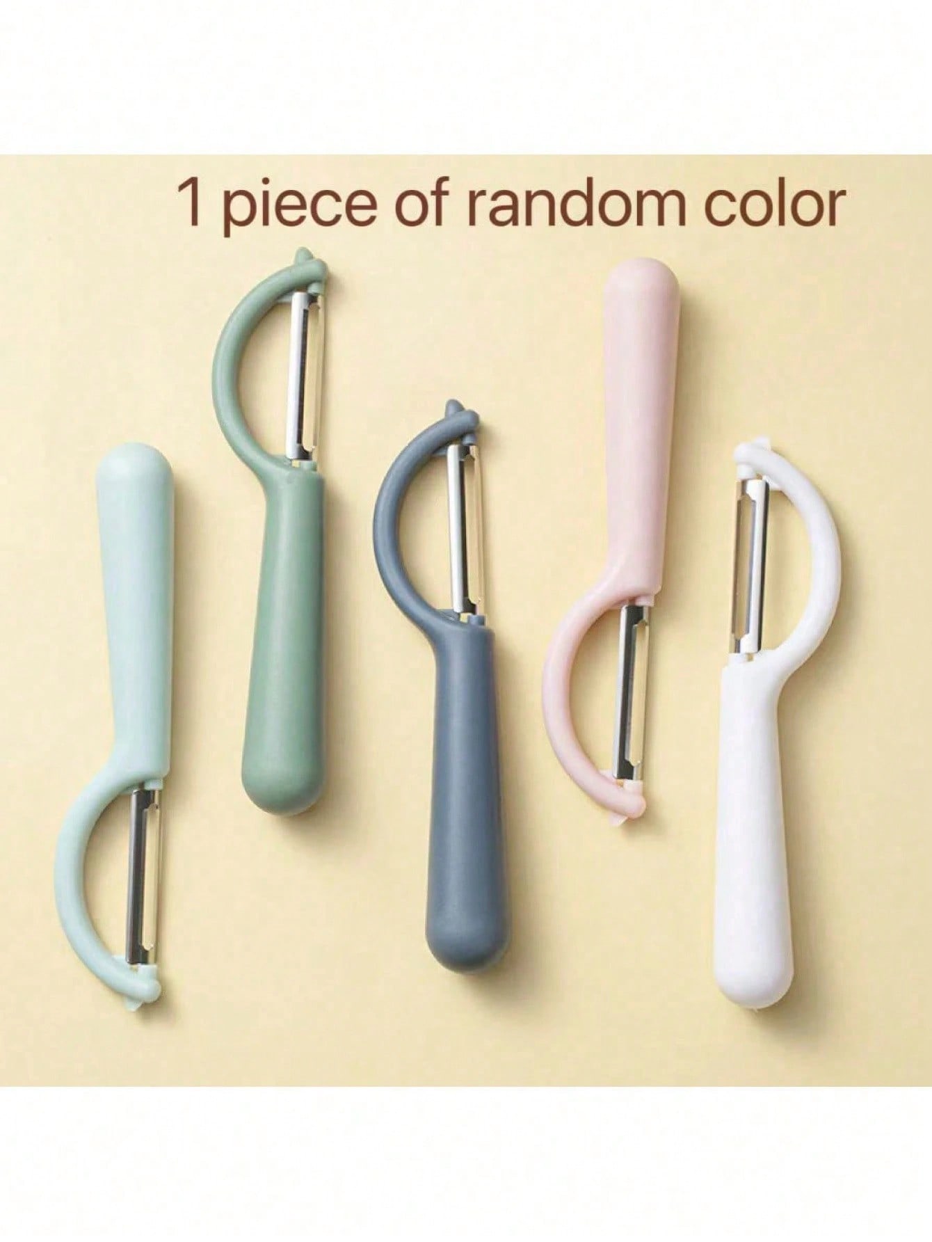 Meal Prep With Potatoes - 1pc Stainless Steel Vegetable Peeler Random