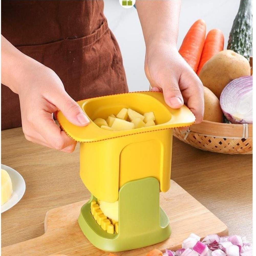 Meal Prep With Potatoes - Multi-functional Vegetable Chopper Hand Pressure Manual