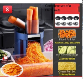 Meal Prep Zucchini - 3-in-1 Auto Vegetable Chopper-dice Onions,shred Zucchini