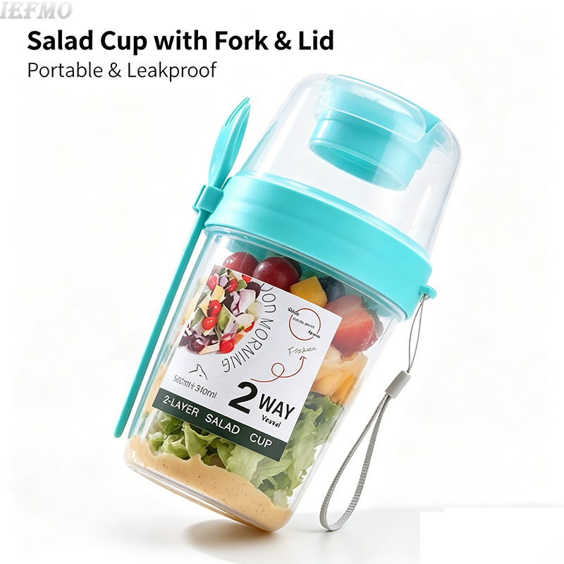 On-the-Go Salad Bowl Set with  - Meal Prep Yogurt Bowl recension och pris