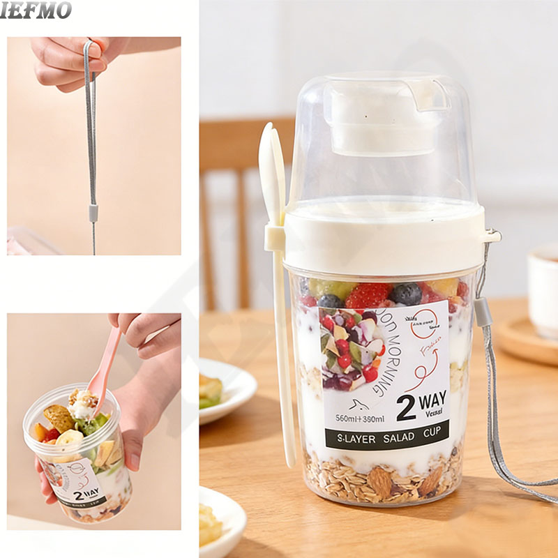 On-the-Go Salad Bowl Set with  - Meal Prep Yogurt Bowl recension och pris