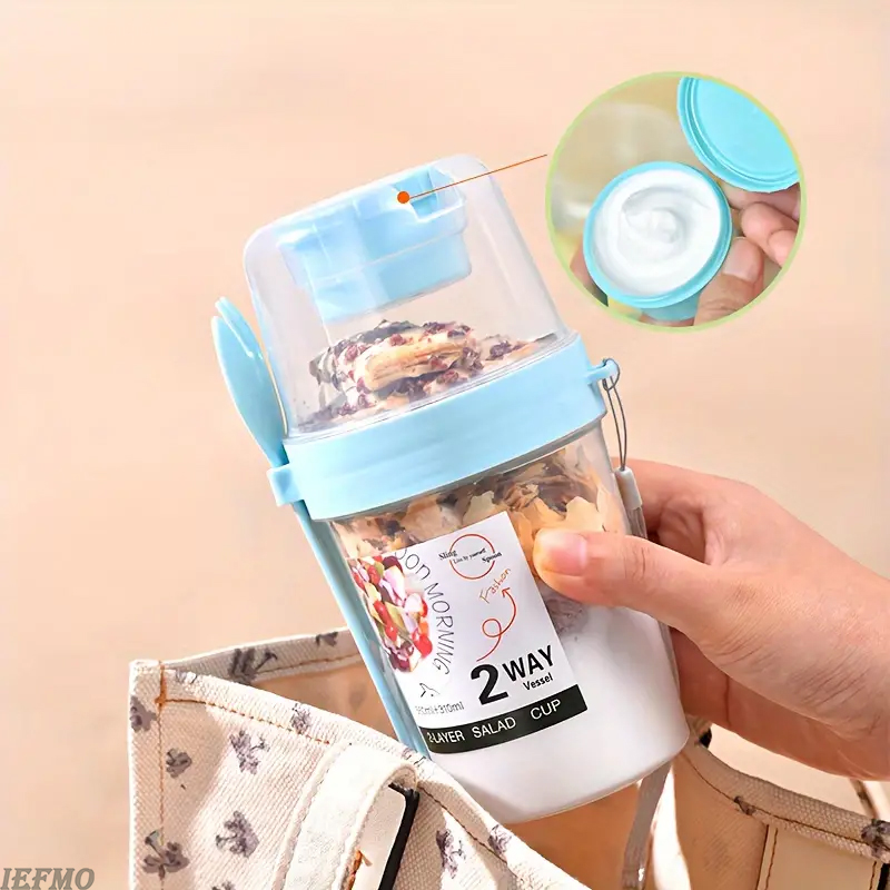 On-the-Go Salad Bowl Set with  - Meal Prep Yogurt Bowl recension och pris