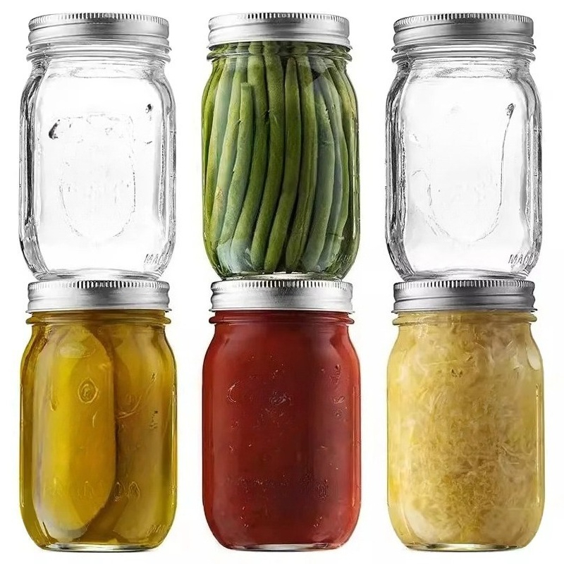 1PC Mason Jars with Lids, Wide - Meal Prep Jar Salad recension och pris