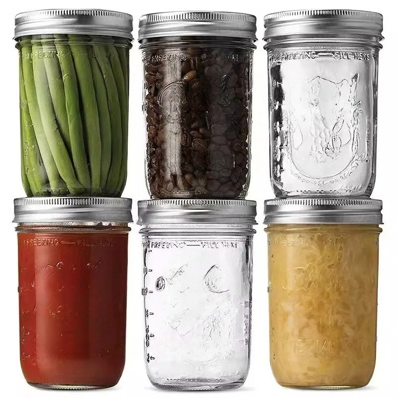 1PC Mason Jars with Lids, Wide - Meal Prep Jar Salad recension och pris