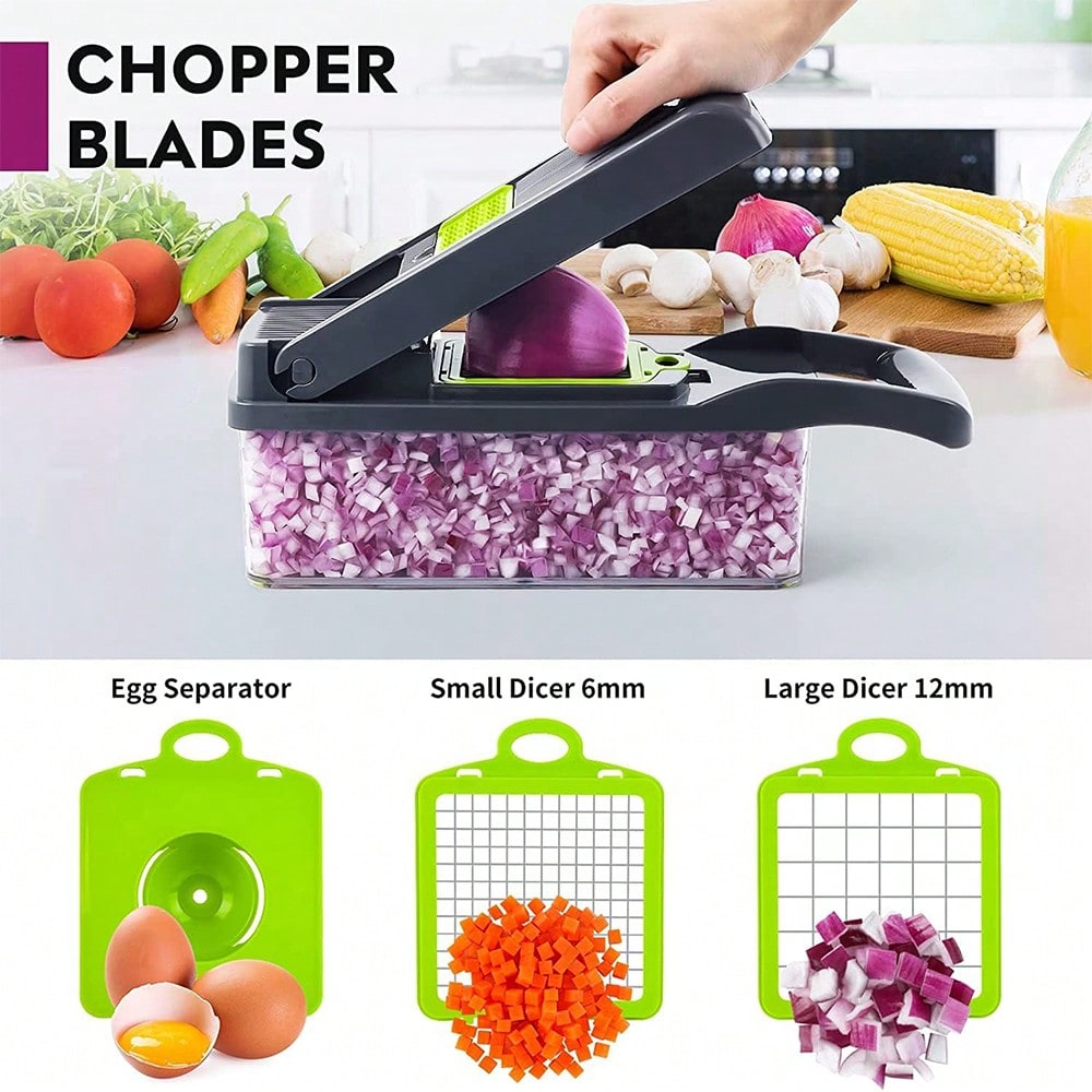 16-Piece Multi-Function Kitche - Meal Prep With Potatoes recension och pris