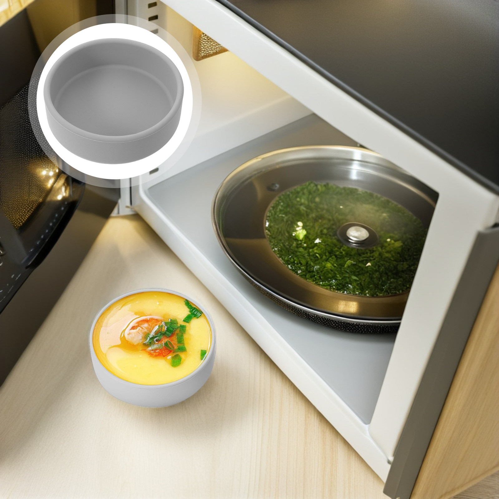 3Pcs Silicone Air Fryer Egg Mo - Meal Prep Eggs recension och pris