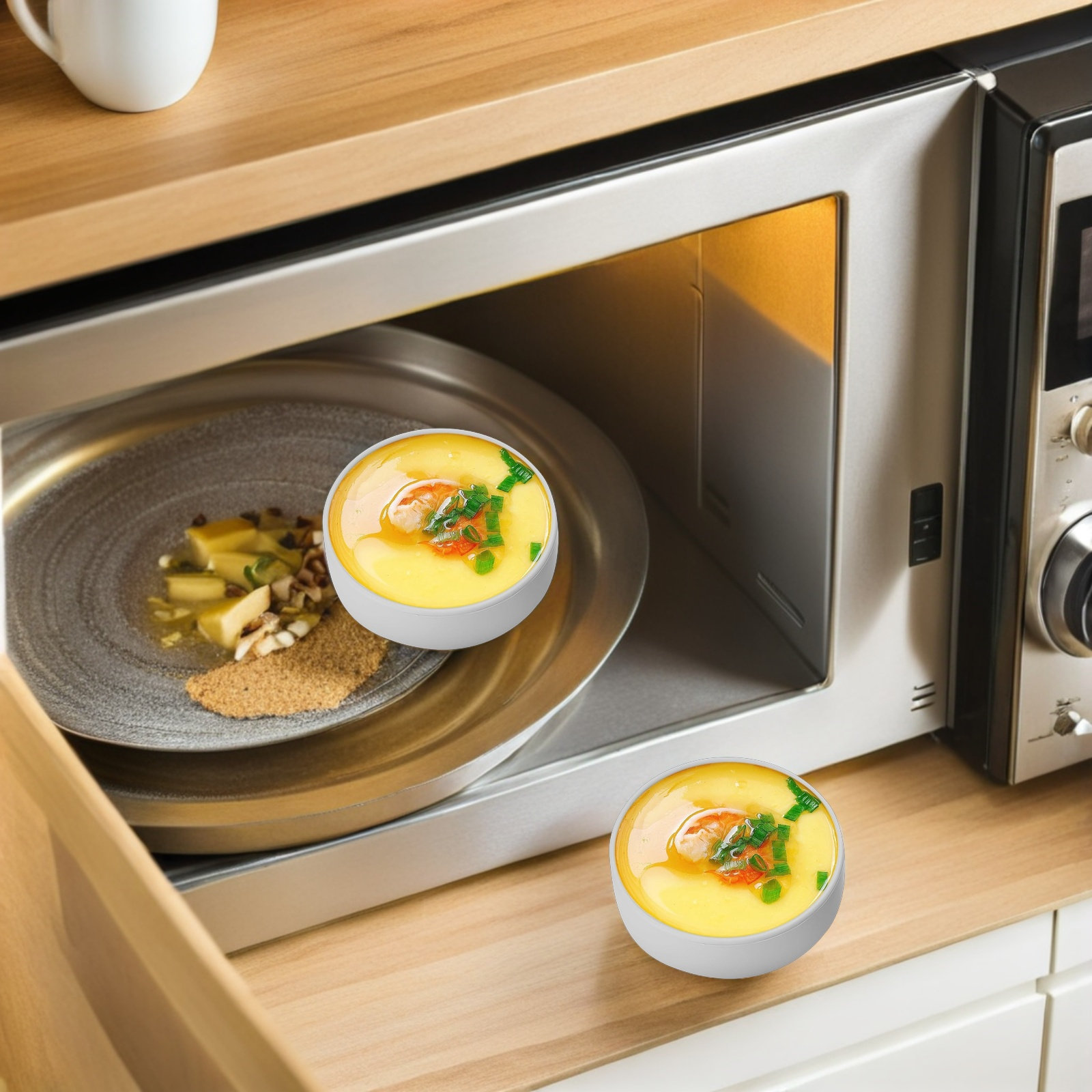 3Pcs Silicone Air Fryer Egg Mo - Meal Prep Eggs recension och pris