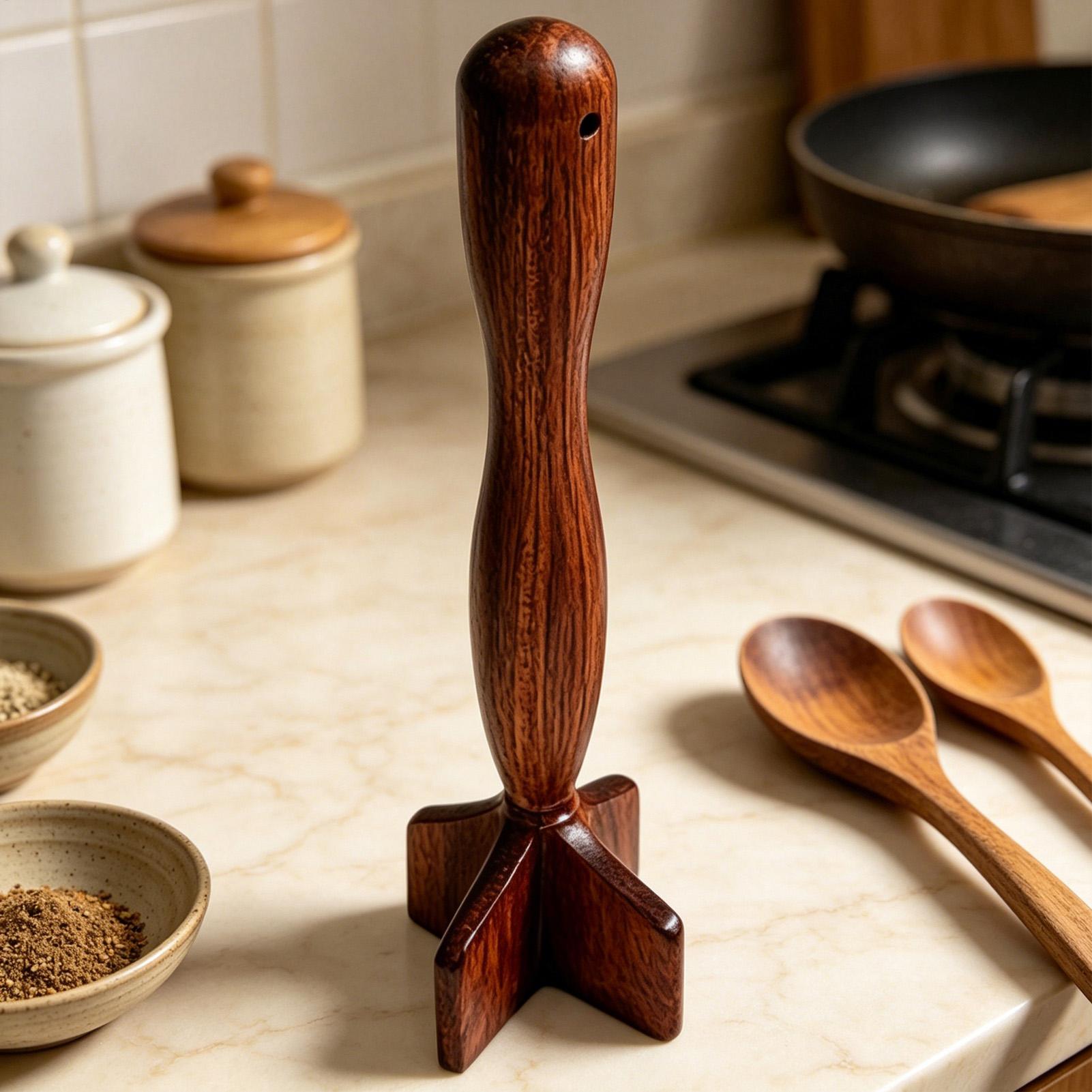 Wooden Meat Chopper Non-Scratc - Meal Prep With Potatoes recension och pris