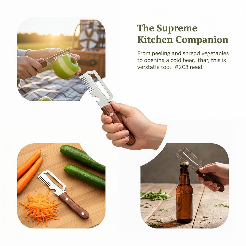 Stainless Steel 4-in-1 Vegetab - Meal Prep With Potatoes recension och pris
