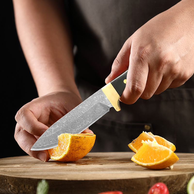Damascus VG10 Steel Knife Wood - Meal Prep Japan recension och pris