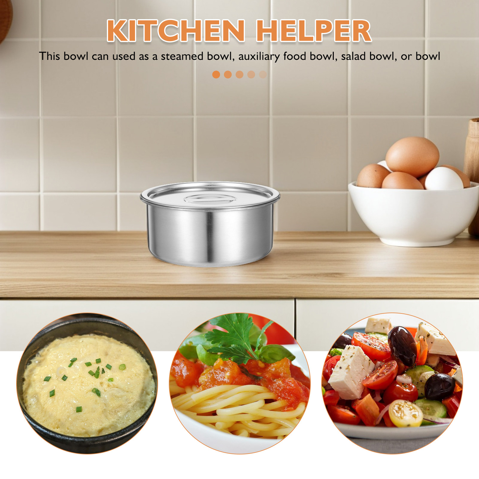 Stainless Steel Steamed Egg Bo - Meal Prep Eggs recension och pris