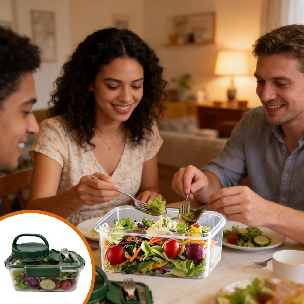 Salad Container with Dressing  - Meal Prep Jar Salad recension och pris