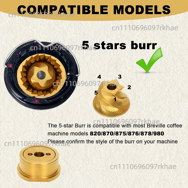 Conical Grinder Burr Replaceme - Breville Espresso Barista Touch recension och pris