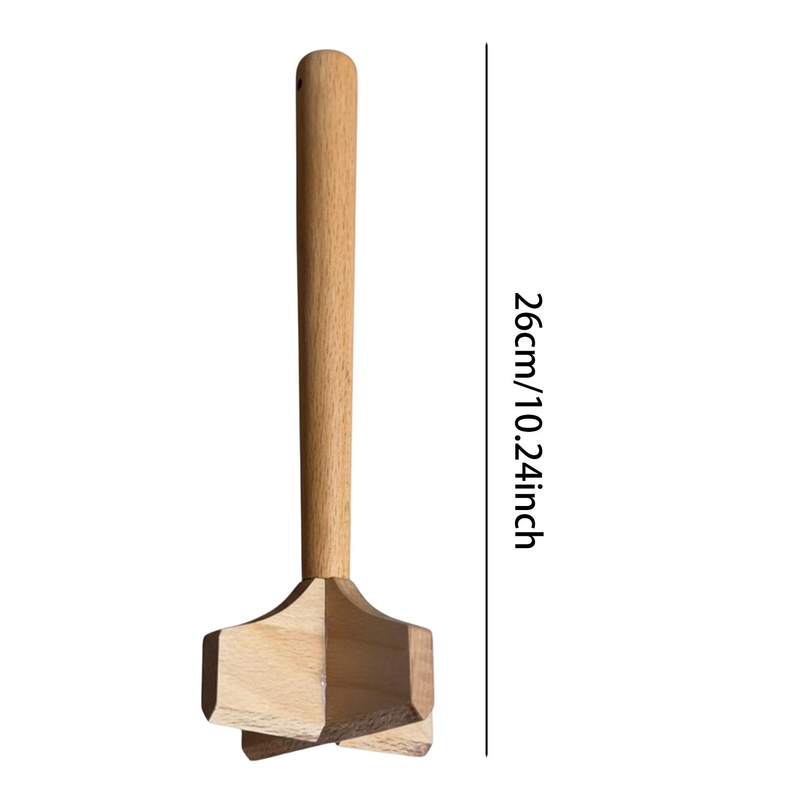 Premium Wood Potato Masher Eas - Meal Prep With Potatoes recension och pris