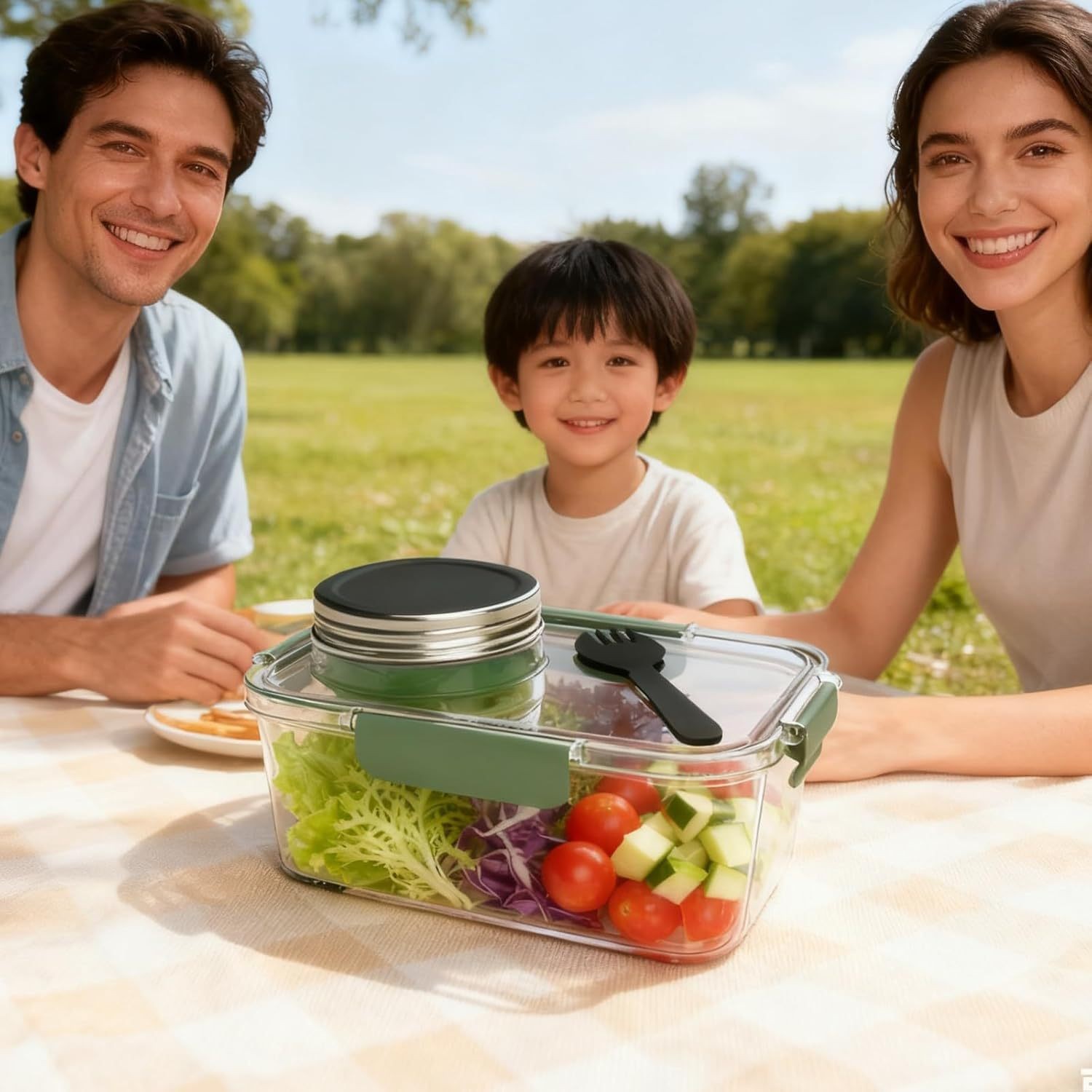 Solar Pod Jar Food Storage Con - Meal Prep Jar Salad recension och pris