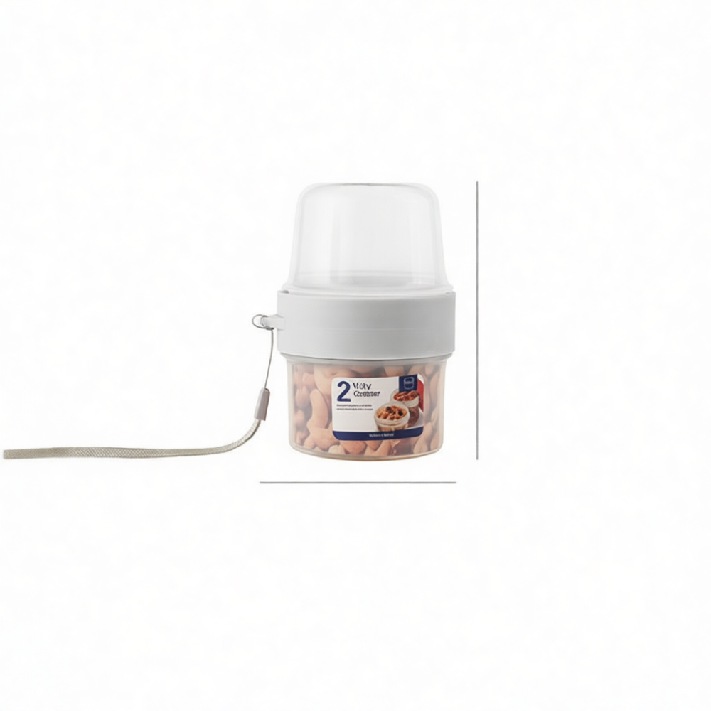 Portable Dual Layer Food Stora - Meal Prep Yogurt Bowl recension och pris