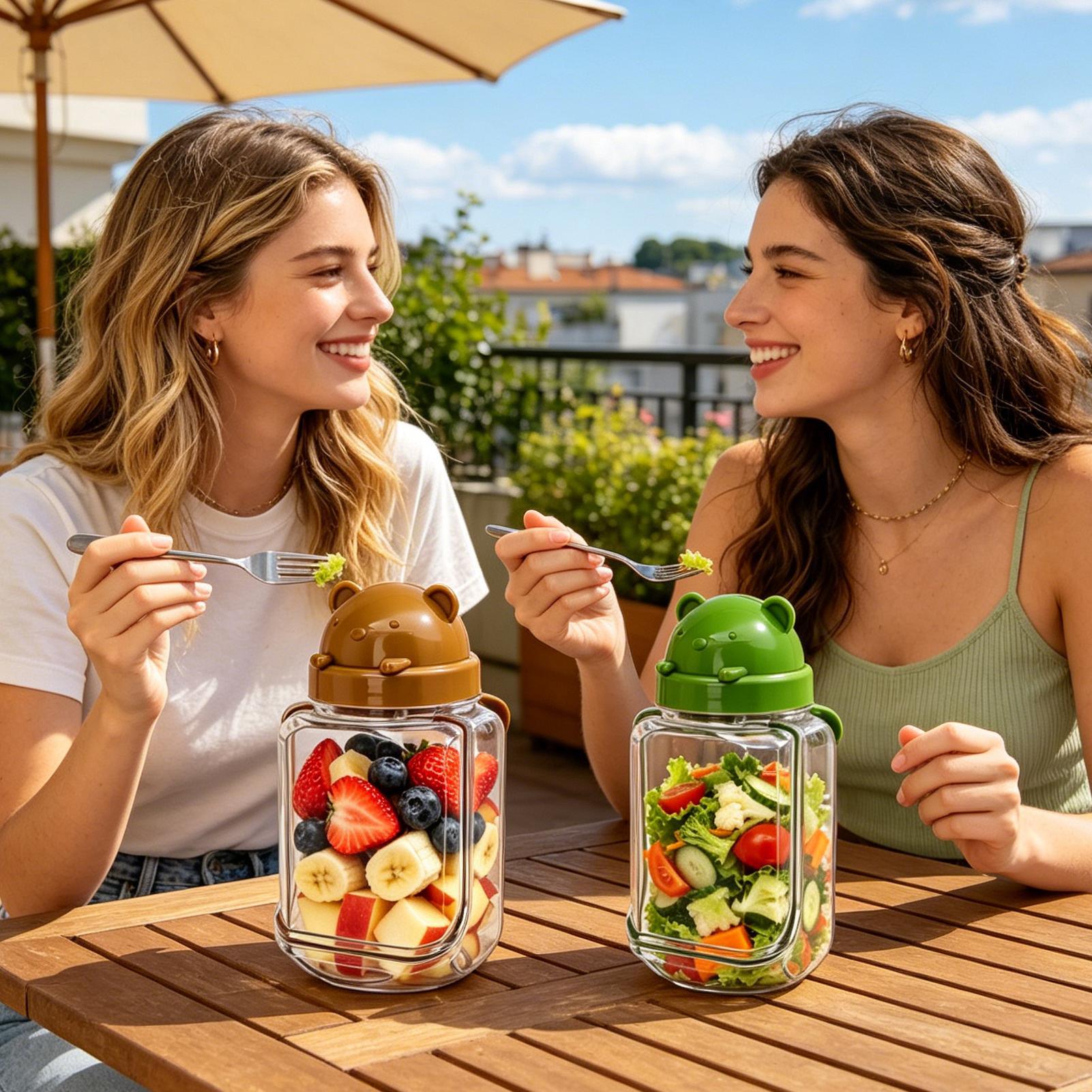 Meal Prep Jars Portable Leak-P - Meal Prep Jar Salad recension och pris
